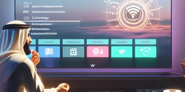 A cozy living room scene with a person enjoying a Japanese adult film, surrounded by hygiene items and a safe atmosphere.